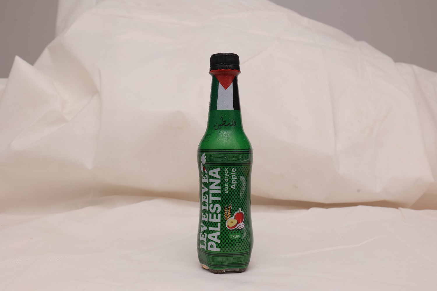 مشروب شعير غازي بنكهة التفاح من ليف فود – عبوة فردية